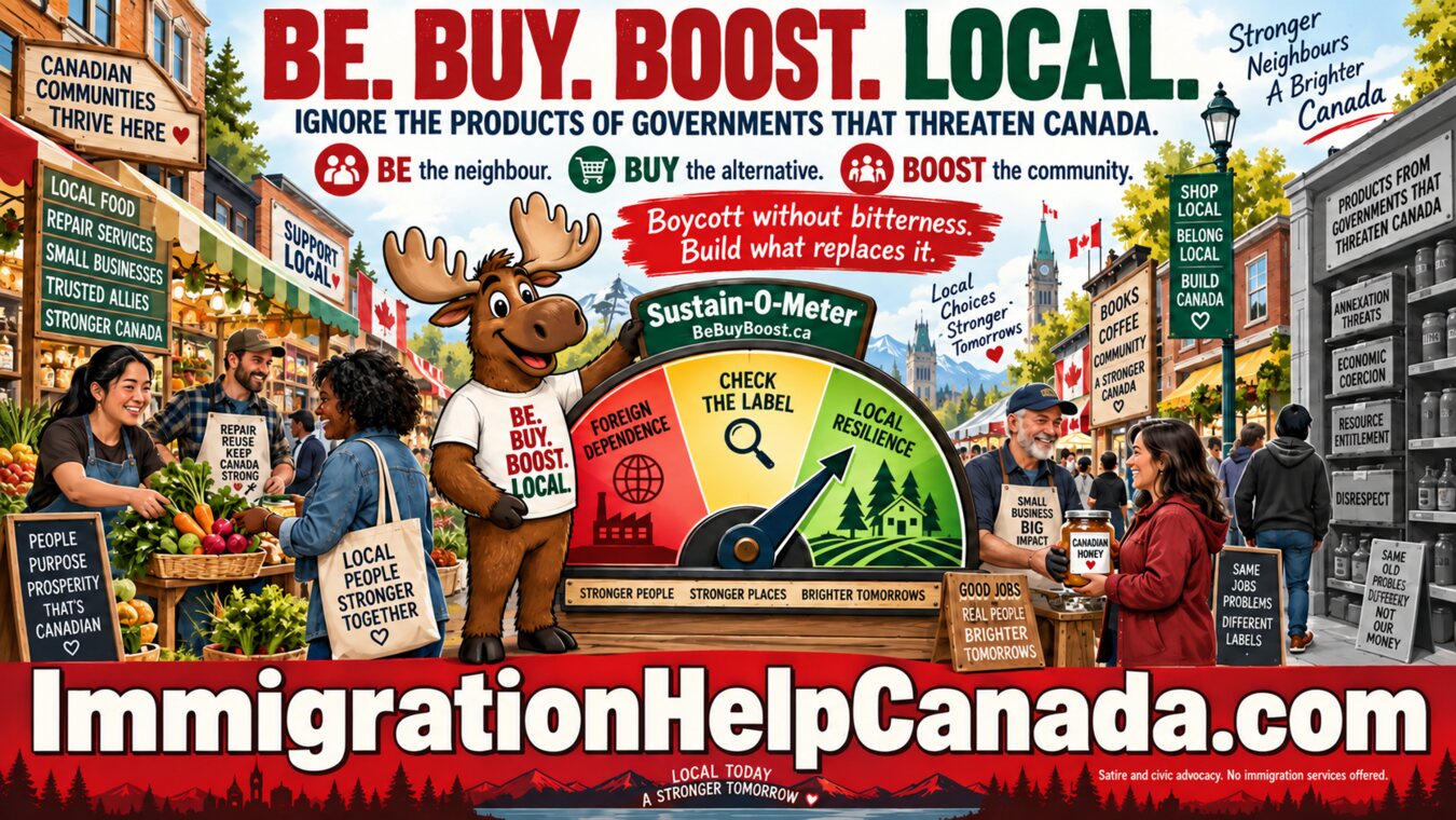 Be. Buy. Boost. Local, stronger neighbours, a brighter Canada