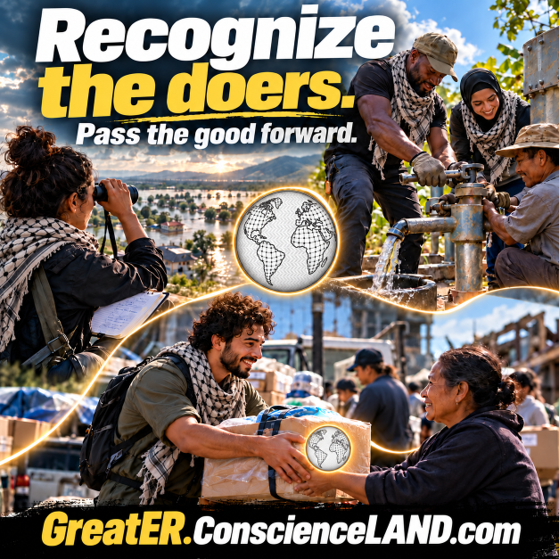Recognize the doers. Pass the good forward.